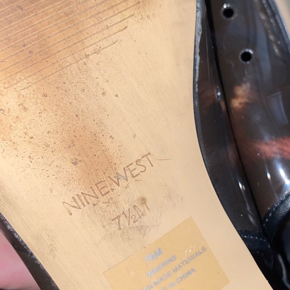 Cheetah Print Nine West Flats - Picture 5 of 8